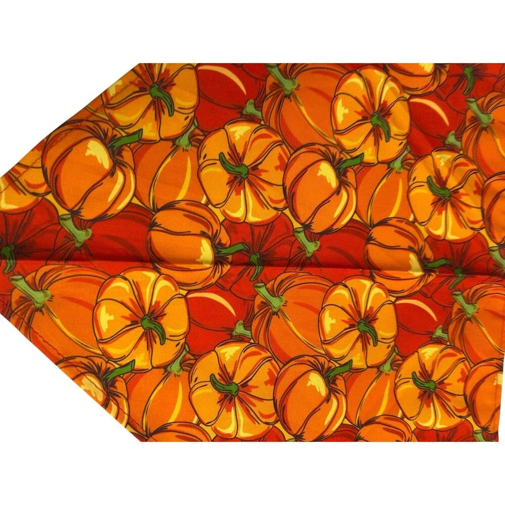 Pet Pumpkin Orange Bandana